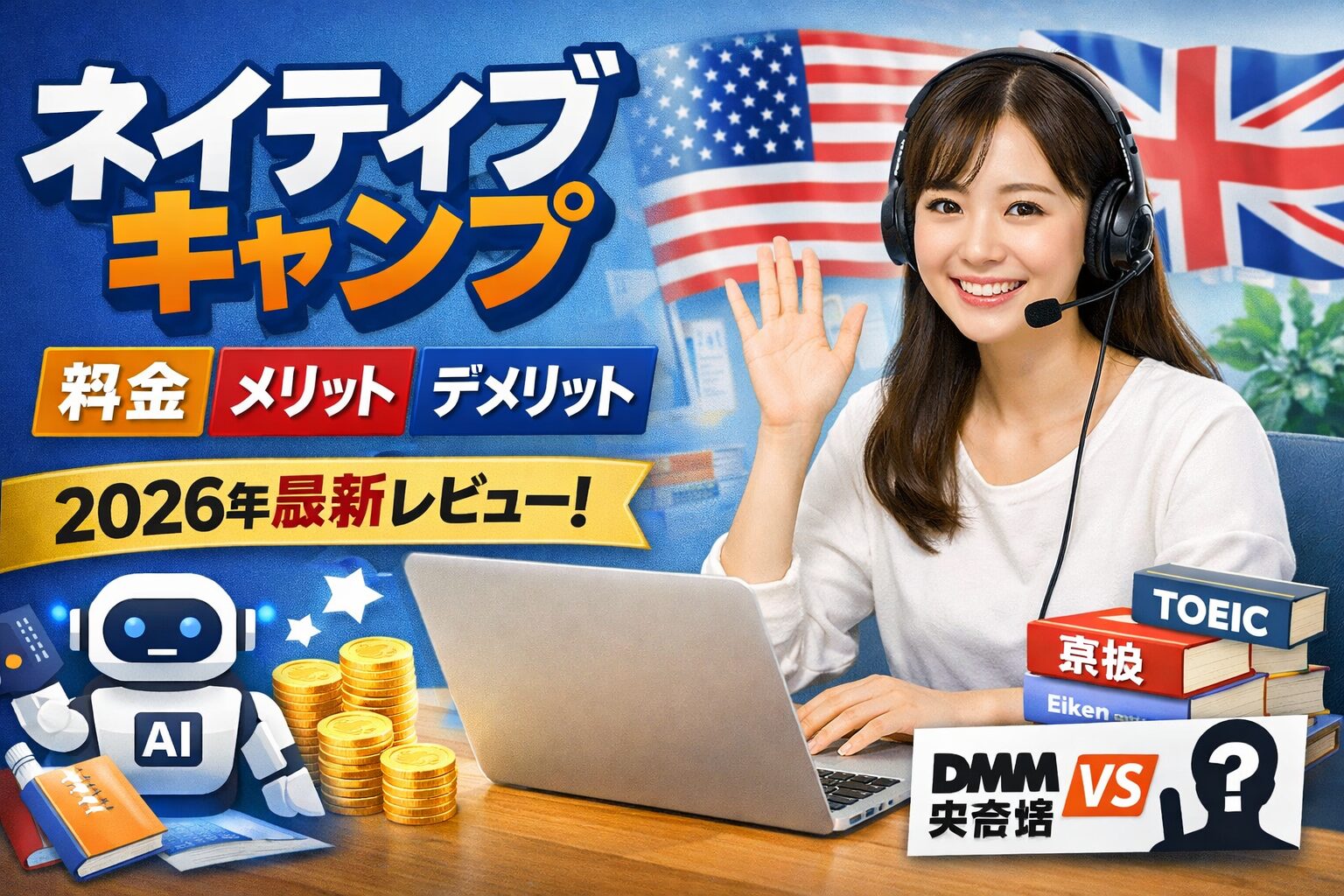 ネイティブキャンプ評判2026｜料金・メリット・デメリット徹底解説